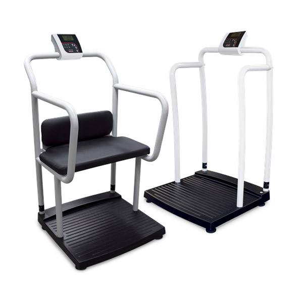 250 10 4 Bariatric Scale with Handrail and Chair Seat - Imagen 3